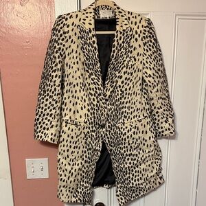Emerson Fry Black and Cream Patterned Jacket